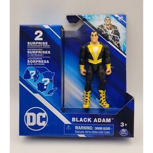 DC Spin Master Black Adam 4" Figure with 2 Surprise Accessories NEW Rare Collect